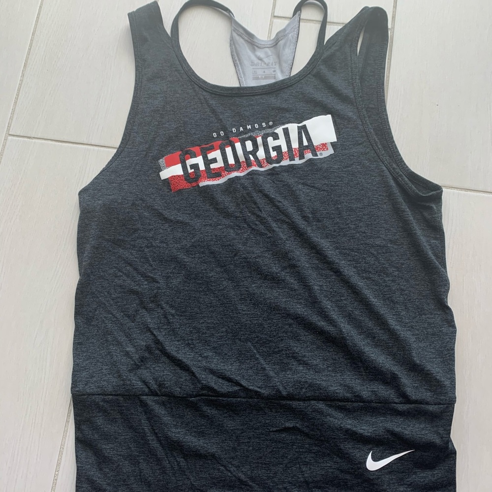 SOLD - Nike UGA Go Dawgs Racerback Tank